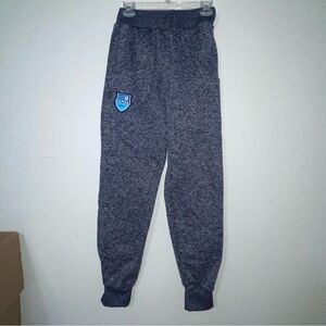 Napoli Soccer Navy Blue Heather Joggers Men Sweatpants Workout Lift Large L
